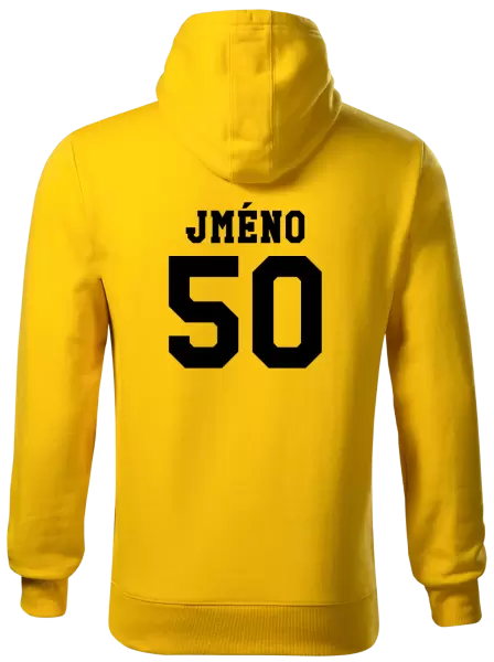 Pánská mikina Věk a jméno