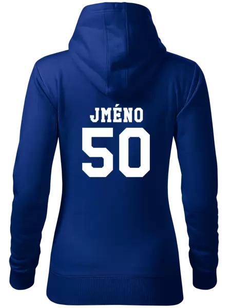 Dámská mikina Věk a jméno