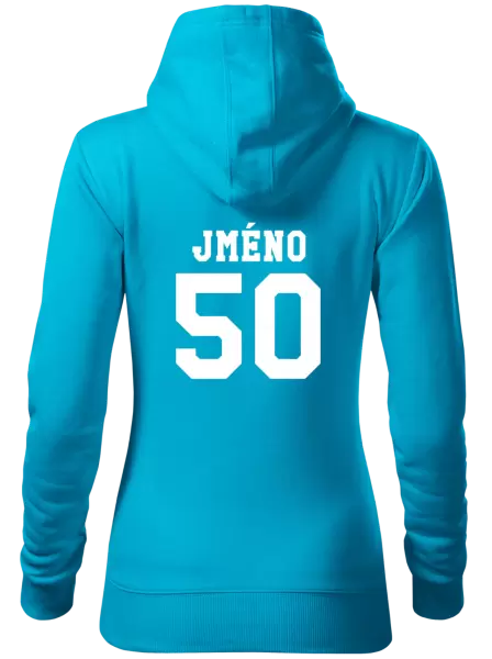 Dámská mikina Věk a jméno