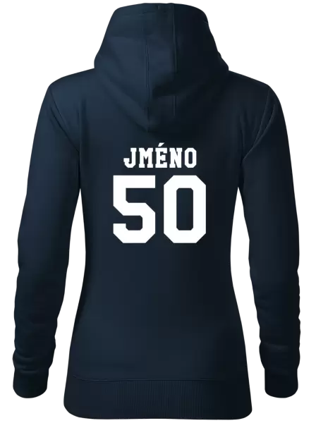 Dámská mikina Věk a jméno