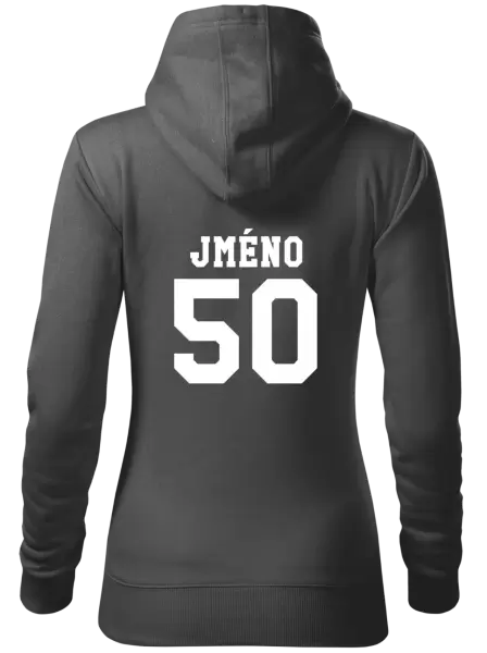 Dámská mikina Věk a jméno