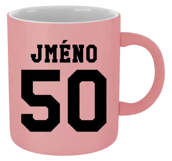 Metalický hrnek Věk a jméno