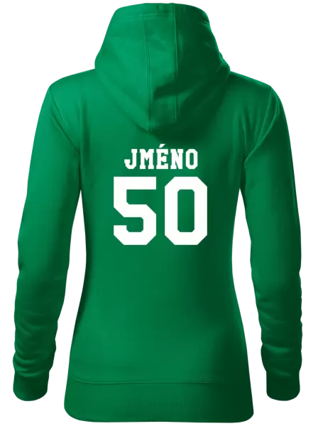Dámská mikina Věk a jméno