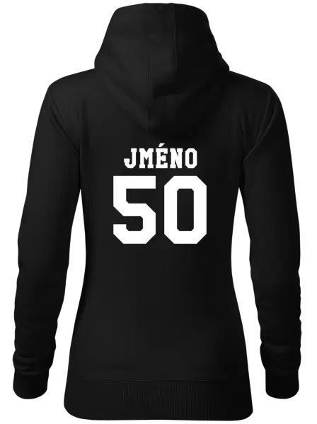 Dámská mikina Věk a jméno