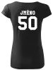 Dámské tričko Věk a jméno