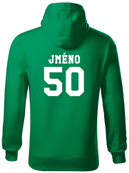 Pánská mikina Věk a jméno