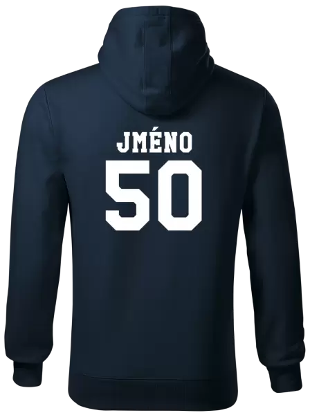 Pánská mikina Věk a jméno