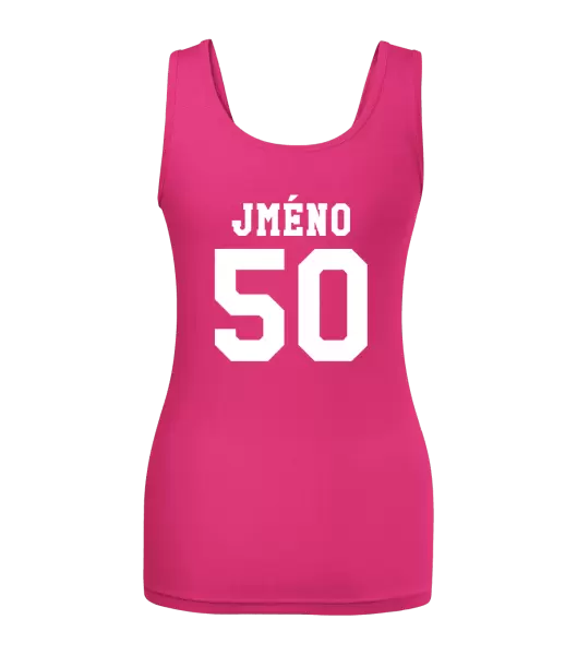 Dámské tílko Věk a jméno