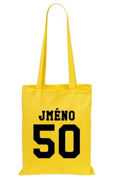 Látková taška Věk a jméno