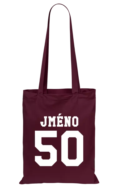 Látková taška Věk a jméno