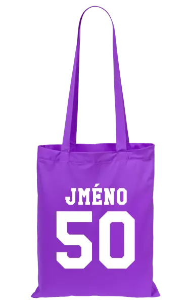 Látková taška Věk a jméno