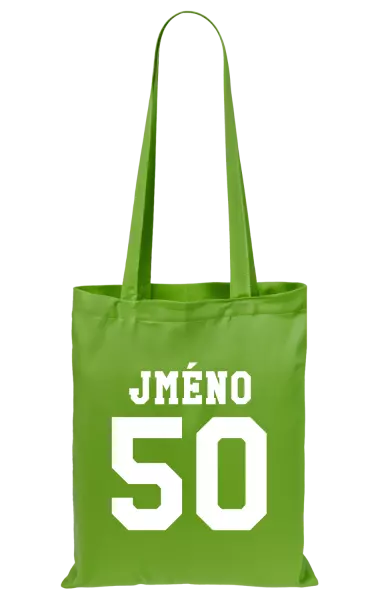 Látková taška Věk a jméno