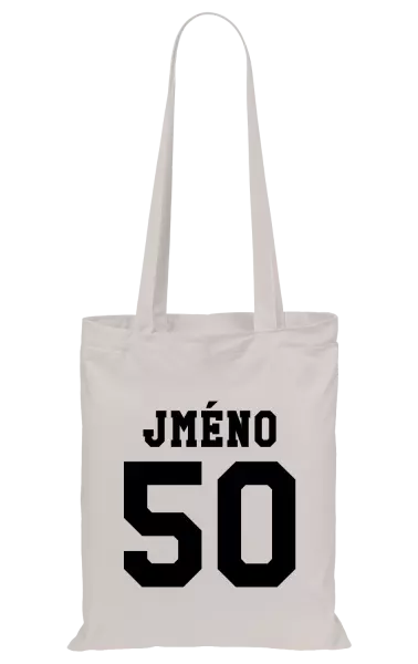 Látková taška Věk a jméno