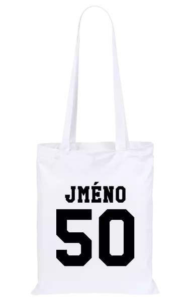 Látková taška Věk a jméno