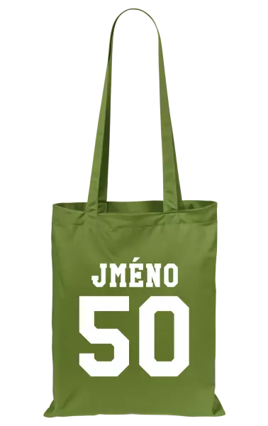 Látková taška Věk a jméno
