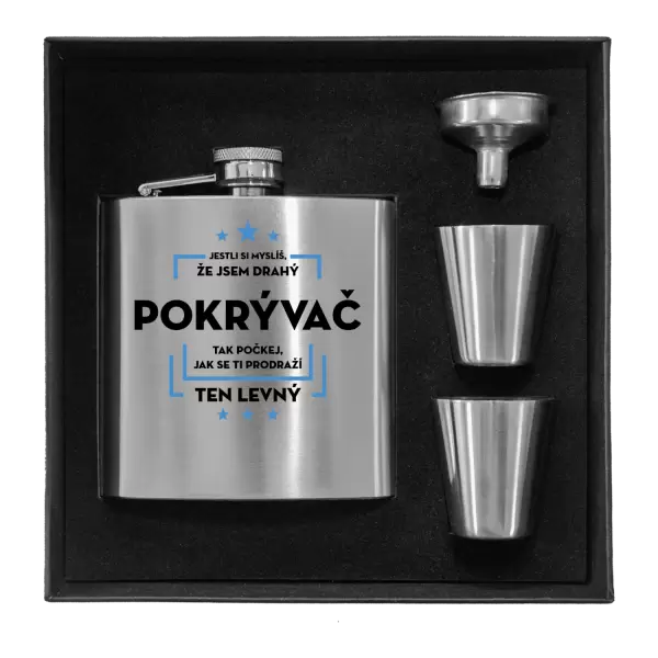 Placatka v krabičce Jestli si myslíš, že jsem drahý - pokrývač