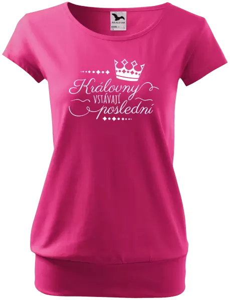 Dámské tričko Královny vstávají poslední