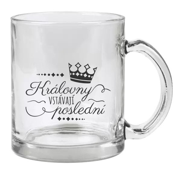 Hrnek Královny vstávají poslední