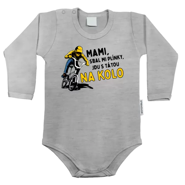 Dětské body Mami sbal mi plínky - kolo