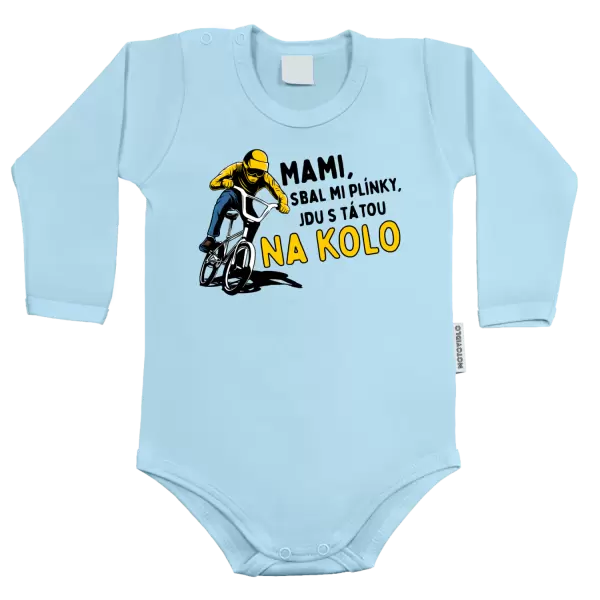 Dětské body Mami sbal mi plínky - kolo