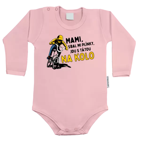 Dětské body Mami sbal mi plínky - kolo