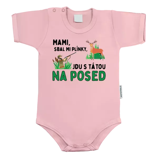 Dětské body Mami sbal mi plínky - posed