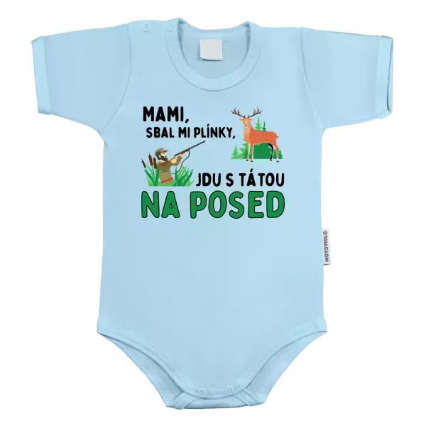 Dětské body Mami sbal mi plínky - posed