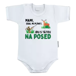 Dětské body Mami sbal mi plínky - posed