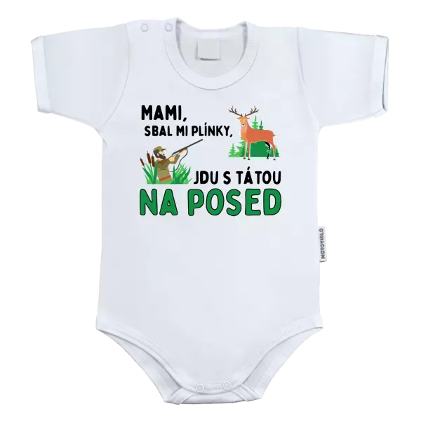 Dětské body Mami sbal mi plínky - posed