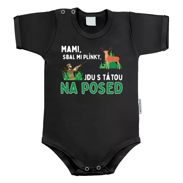 Dětské body Mami sbal mi plínky - posed