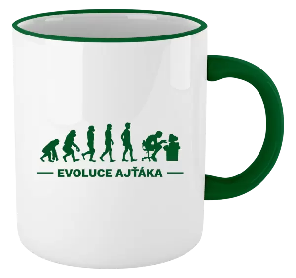 Hrnek Evoluce - IT specialista