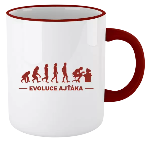 Hrnek Evoluce - IT specialista