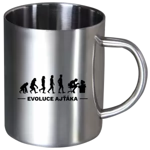 Nerezový hrnek Evoluce - IT specialista