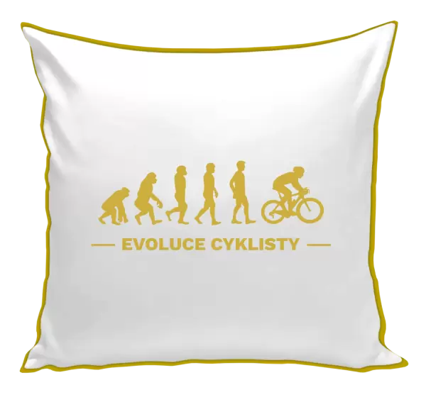 Polštář Evoluce - cyklista