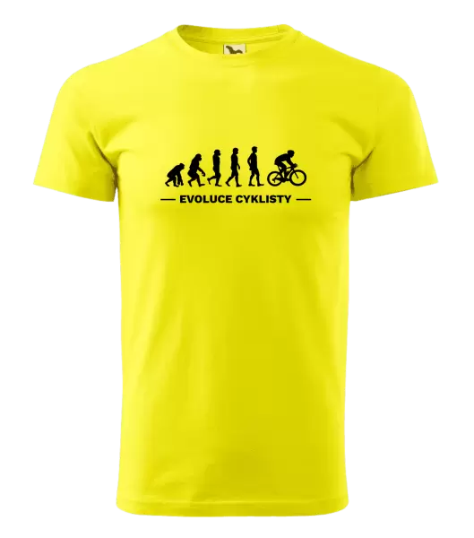 Pánské tričko Evoluce - cyklista