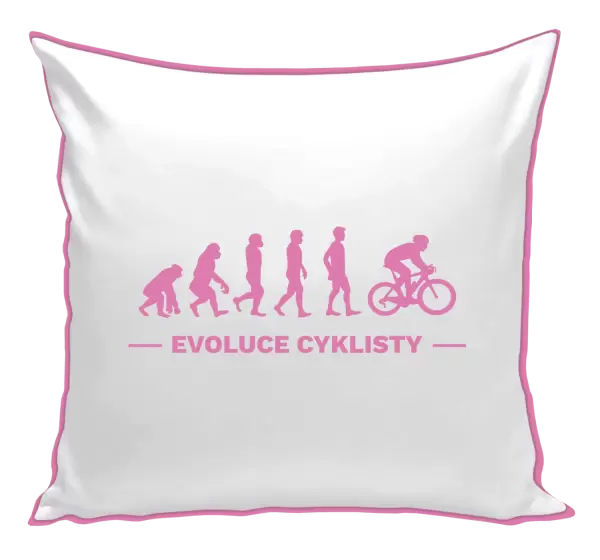 Polštář Evoluce - cyklista
