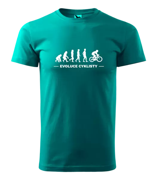 Pánské tričko Evoluce - cyklista