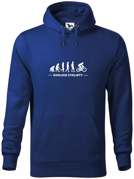 Pánská mikina Evoluce - cyklista