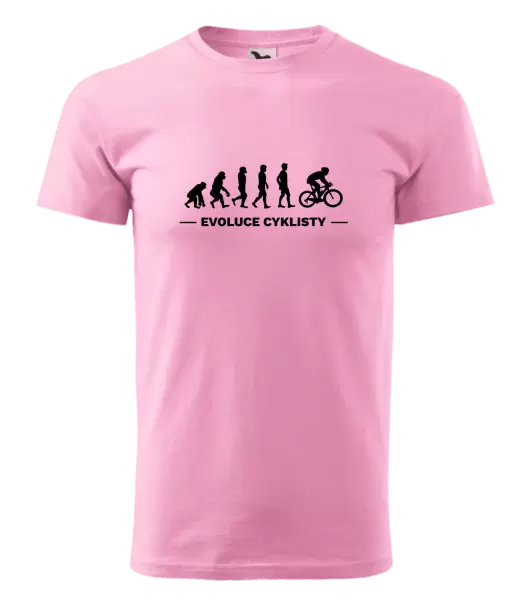 Pánské tričko Evoluce - cyklista