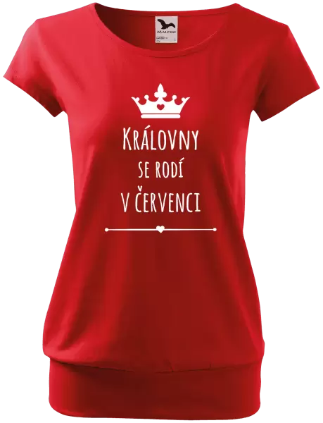 Dámské tričko Královny se rodí v ...