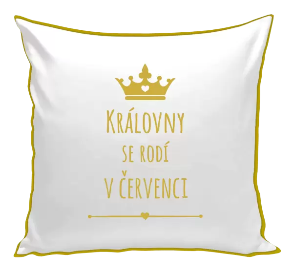 Polštář Královny se rodí v ...