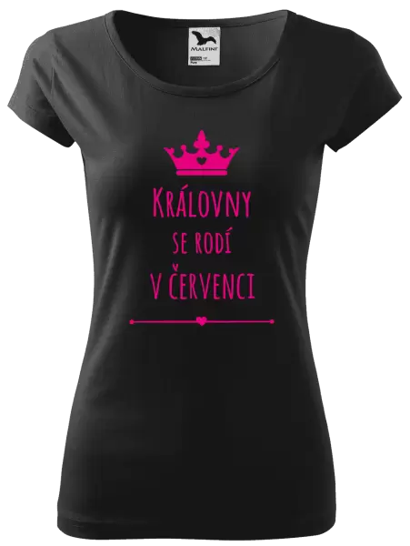 Dámské tričko Královny se rodí v ...