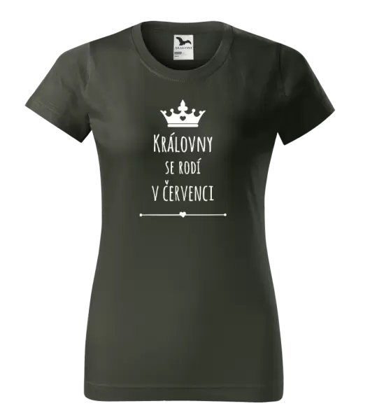 Dámské narozeninové tričko Královny se rodí v ...