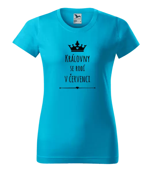 Dámské narozeninové tričko Královny se rodí v ...