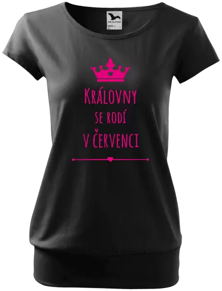 Dámské tričko Královny se rodí v ...