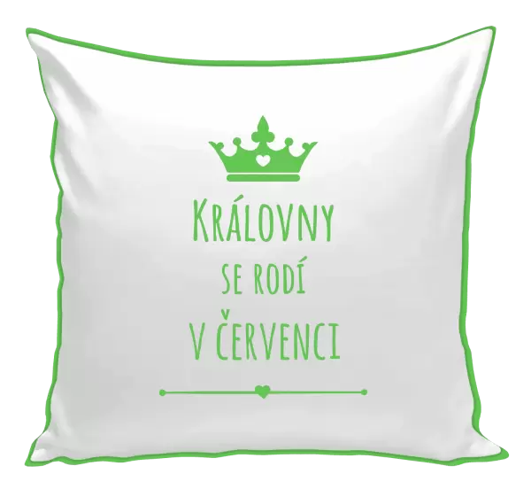 Polštář Královny se rodí v ...