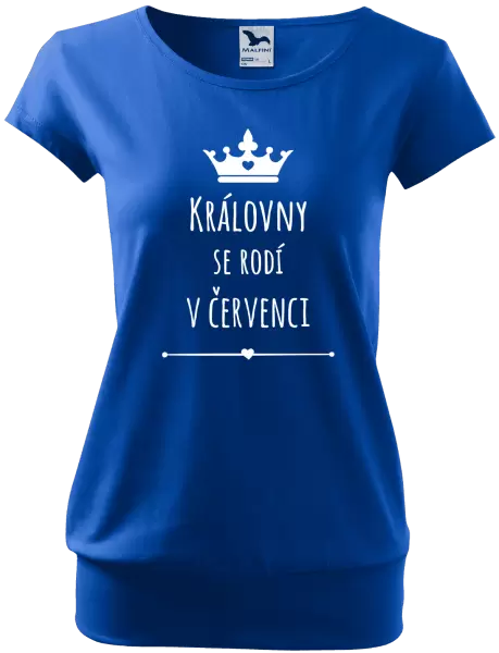 Dámské tričko Královny se rodí v ...