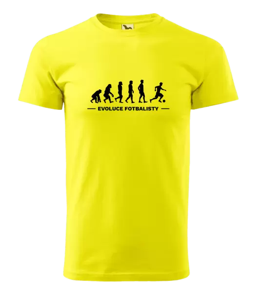 Pánské tričko Evoluce - fotbalista