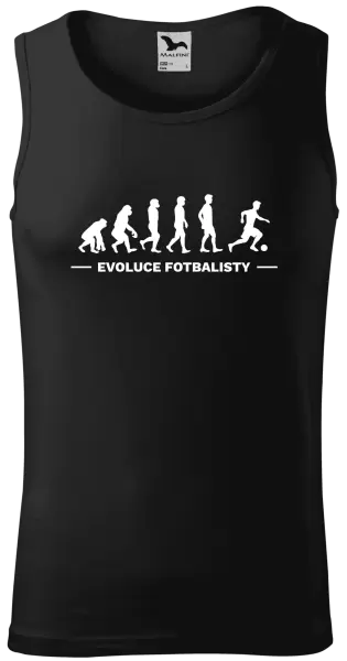 Pánské tílko Evoluce - fotbalista