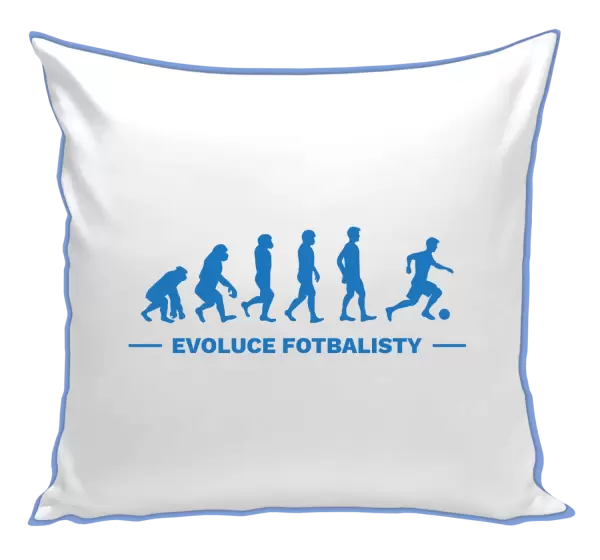 Polštář Evoluce - fotbalista